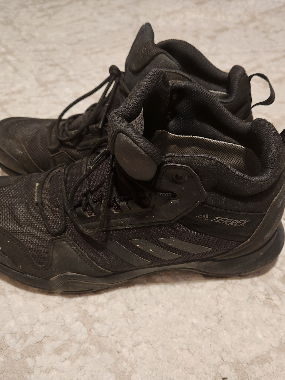 Adidas Terrex Men's Black Trail Mid-Cut Hiking Shoes